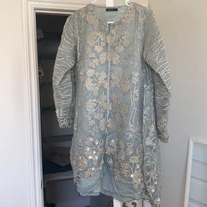 Pakistani designer dress and trouser
